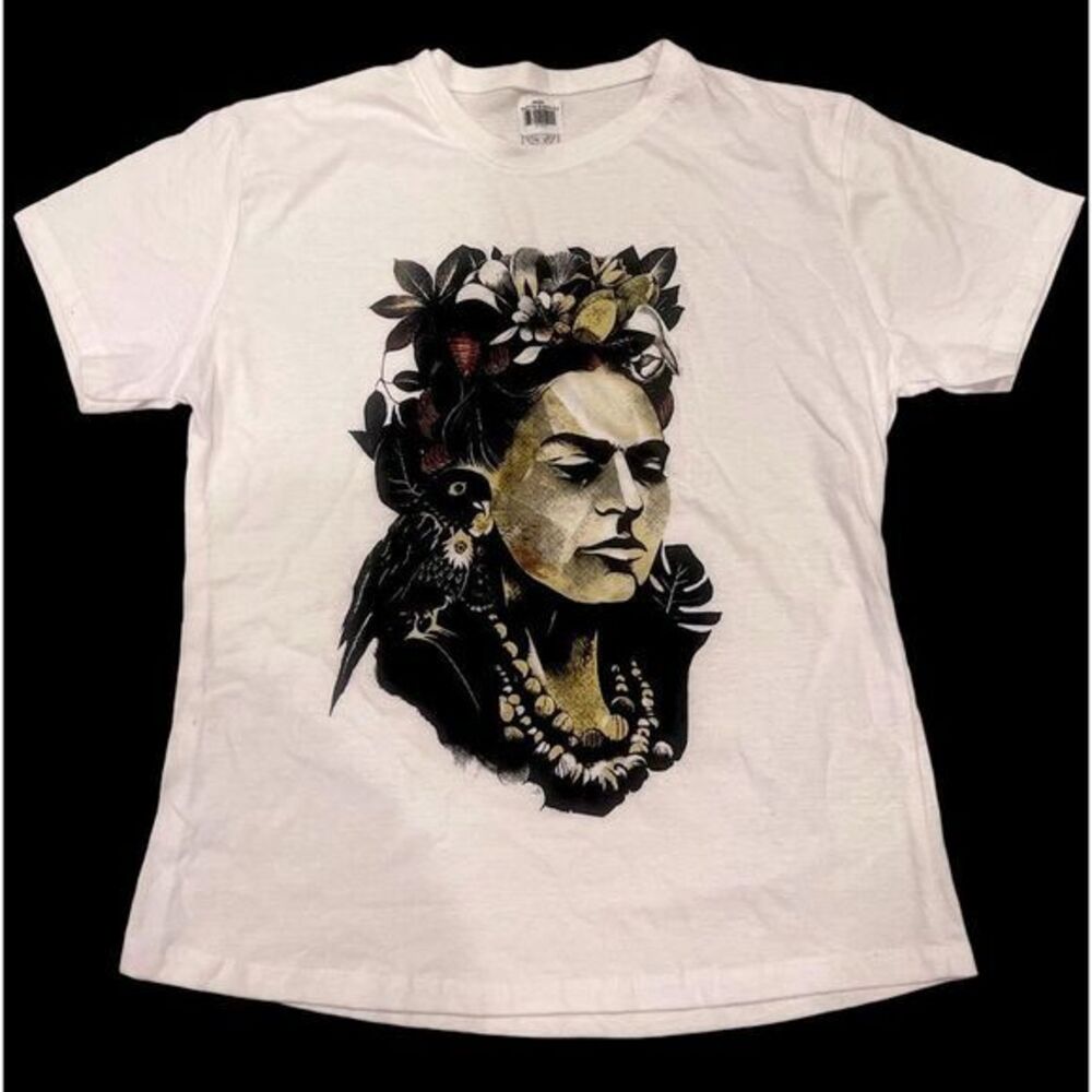 Kids Women Mexican Coco Calavera Frida Kahlo White Short Sleeve Tee shirt